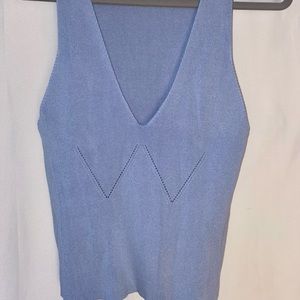 New Deep V sweater tank